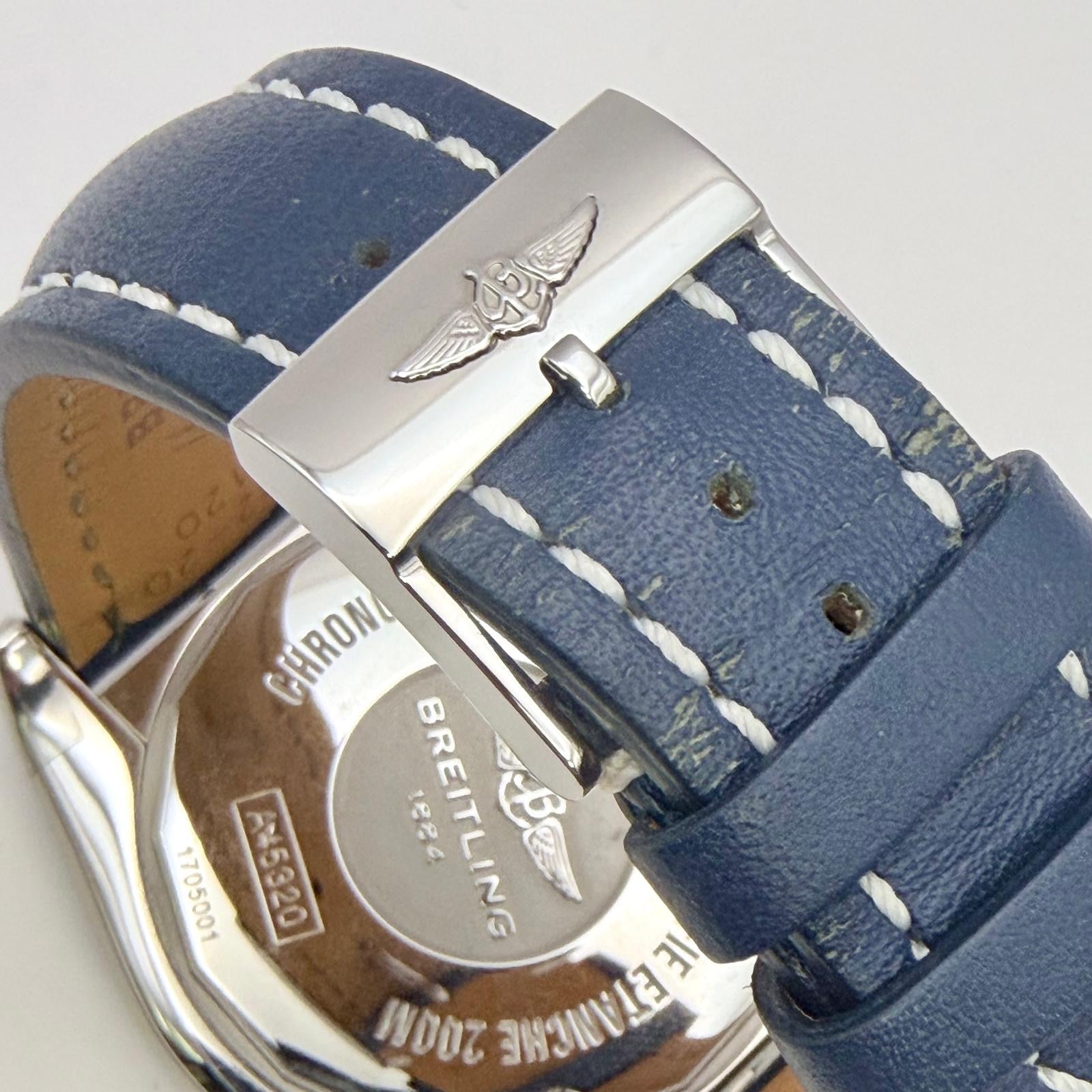 Breitling Galactic 44 Automatic Day-Date | Blue Dial | A45320 | 44mm