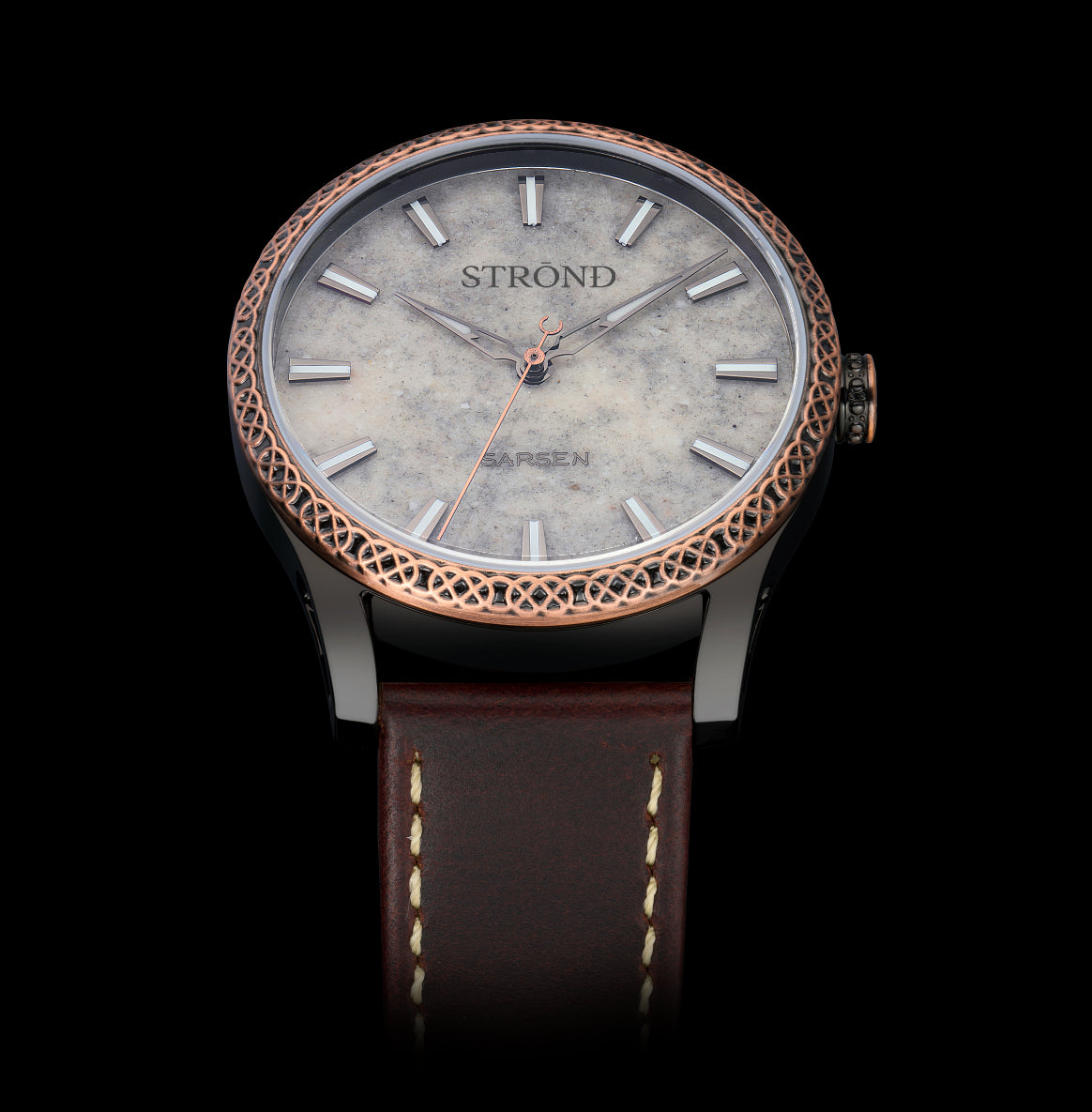STROND SARSEN Automatic – Gunmetal Case & Antique Copper Bezel