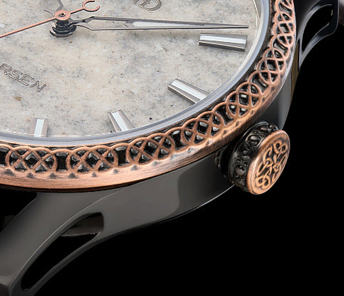 STROND SARSEN Automatic – Gunmetal Case & Antique Copper Bezel