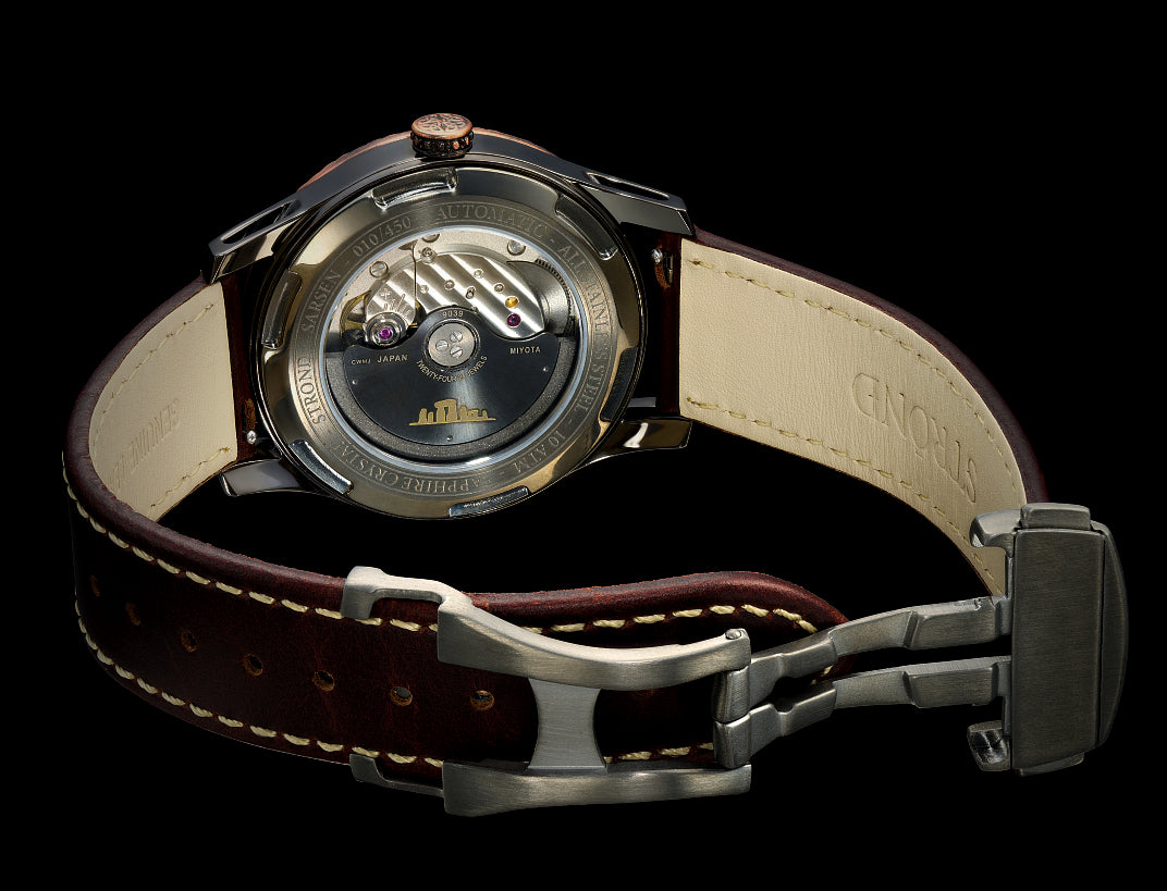 STROND SARSEN Automatic – Gunmetal Case & Antique Copper Bezel