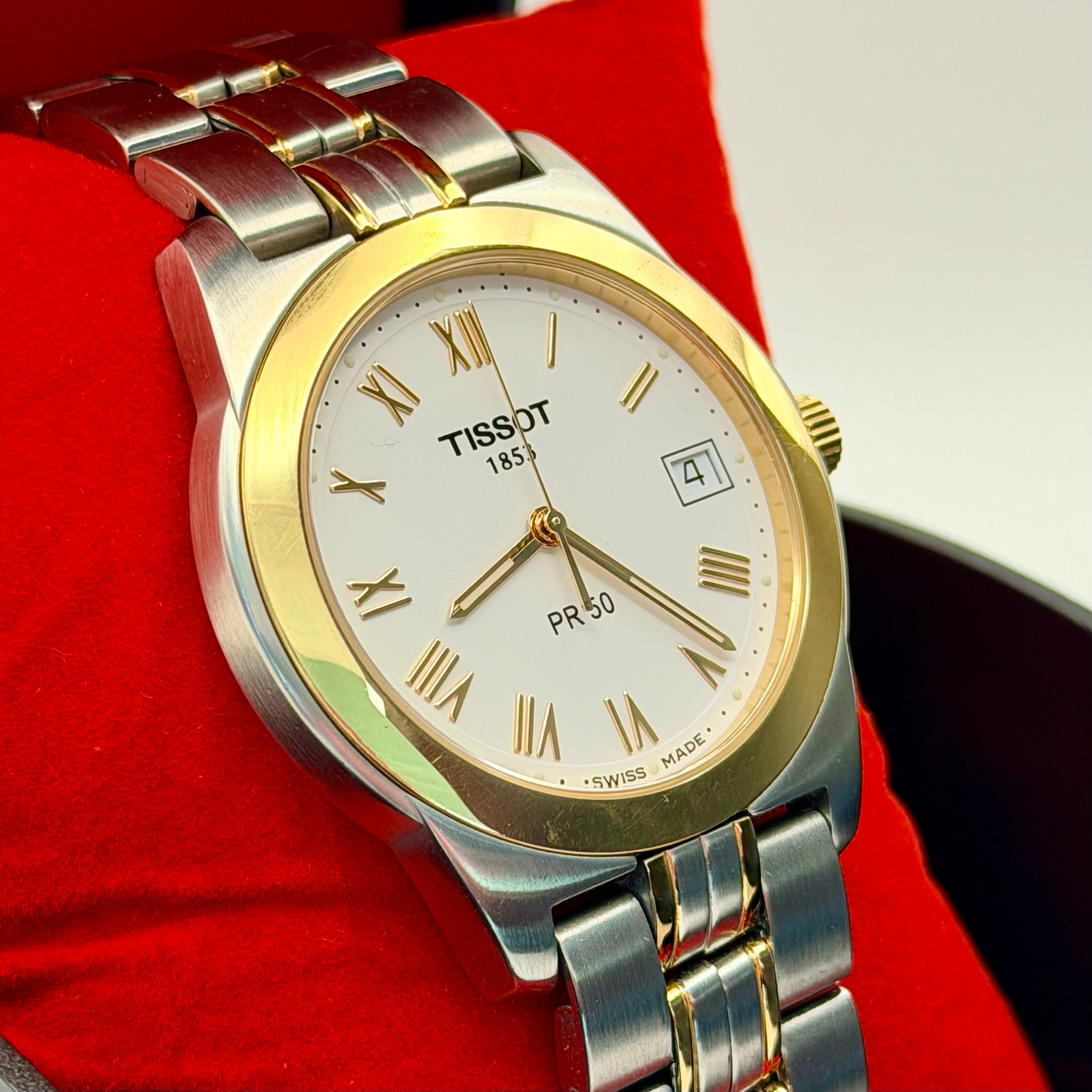 Tissot PR50 J376/476K - Two Tone Swiss Quartz Watch