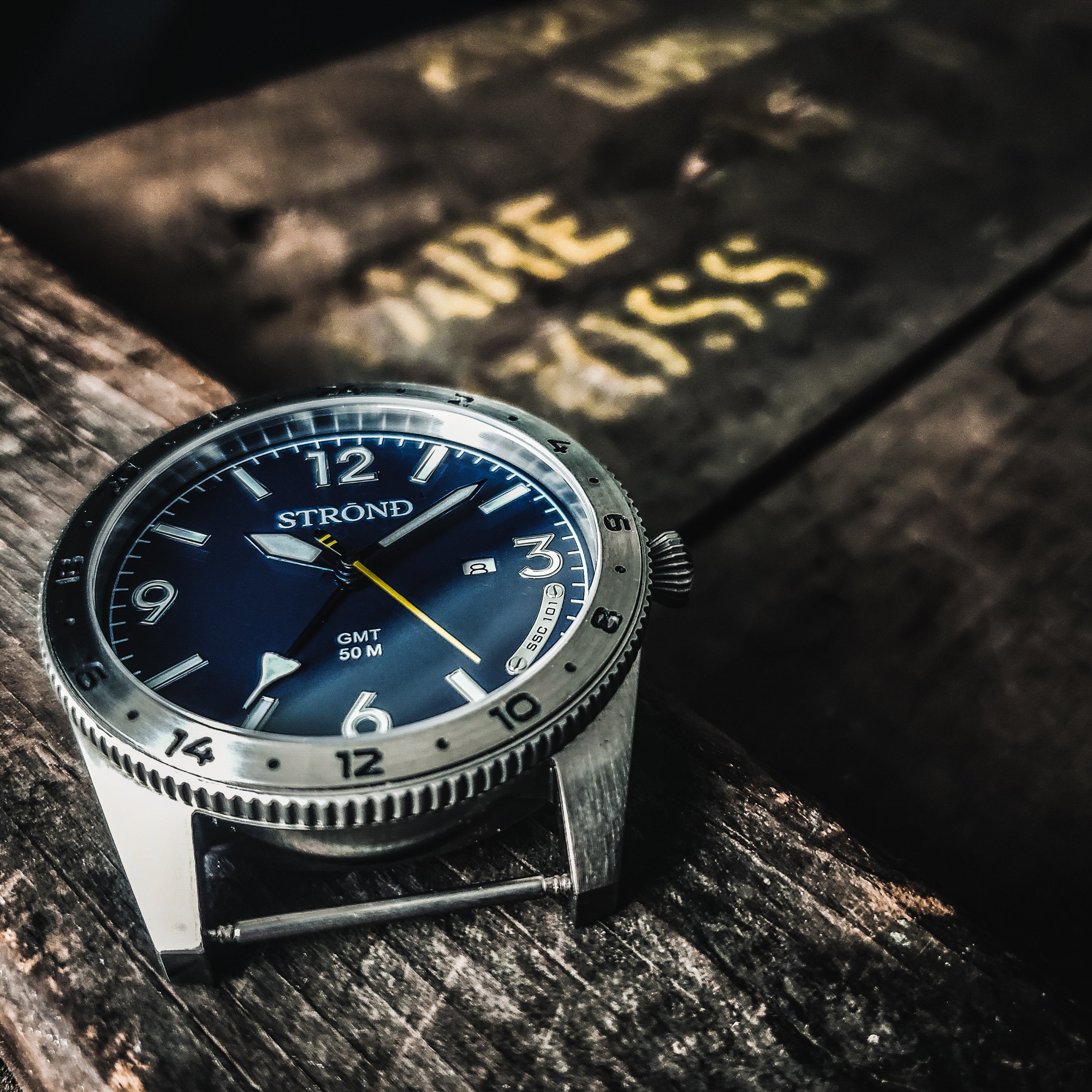 STROND SSC-101 GMT – Stainless Steel & Blue Concorde Edition
