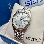 Seiko 5 Automatic Day/Date - Silver Dial - Full Set
