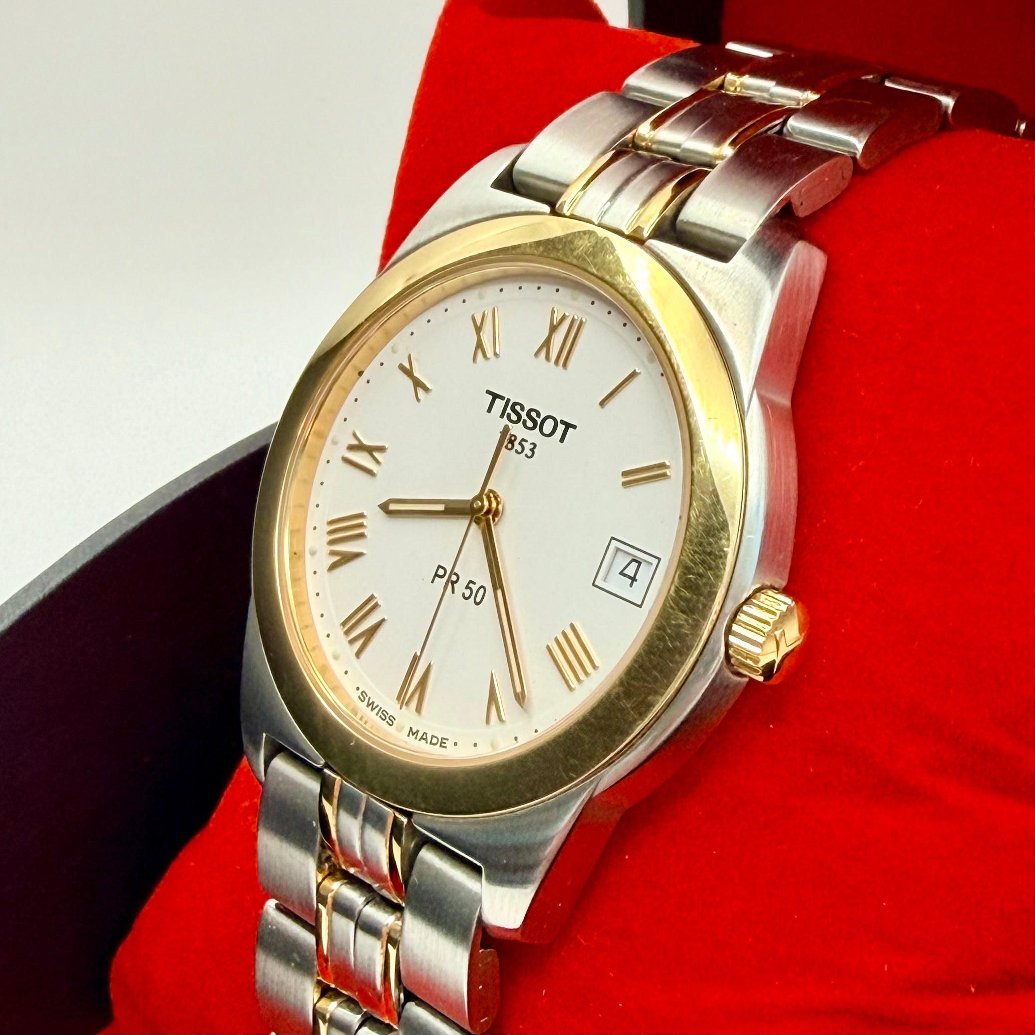 Tissot PR50 J376/476K - Two Tone Swiss Quartz Watch