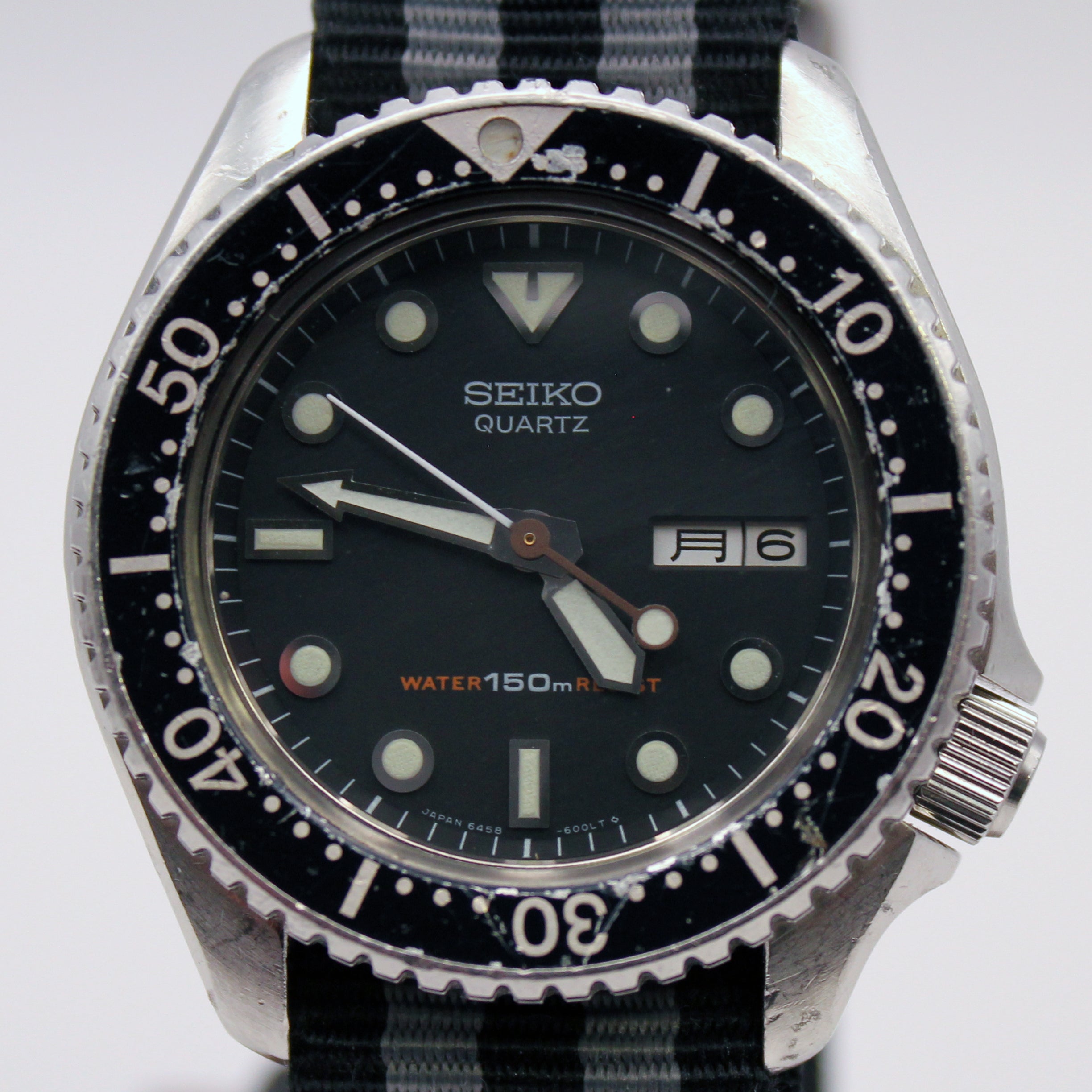 Seiko Vintage 150m Diver Quartz - 6458-6000