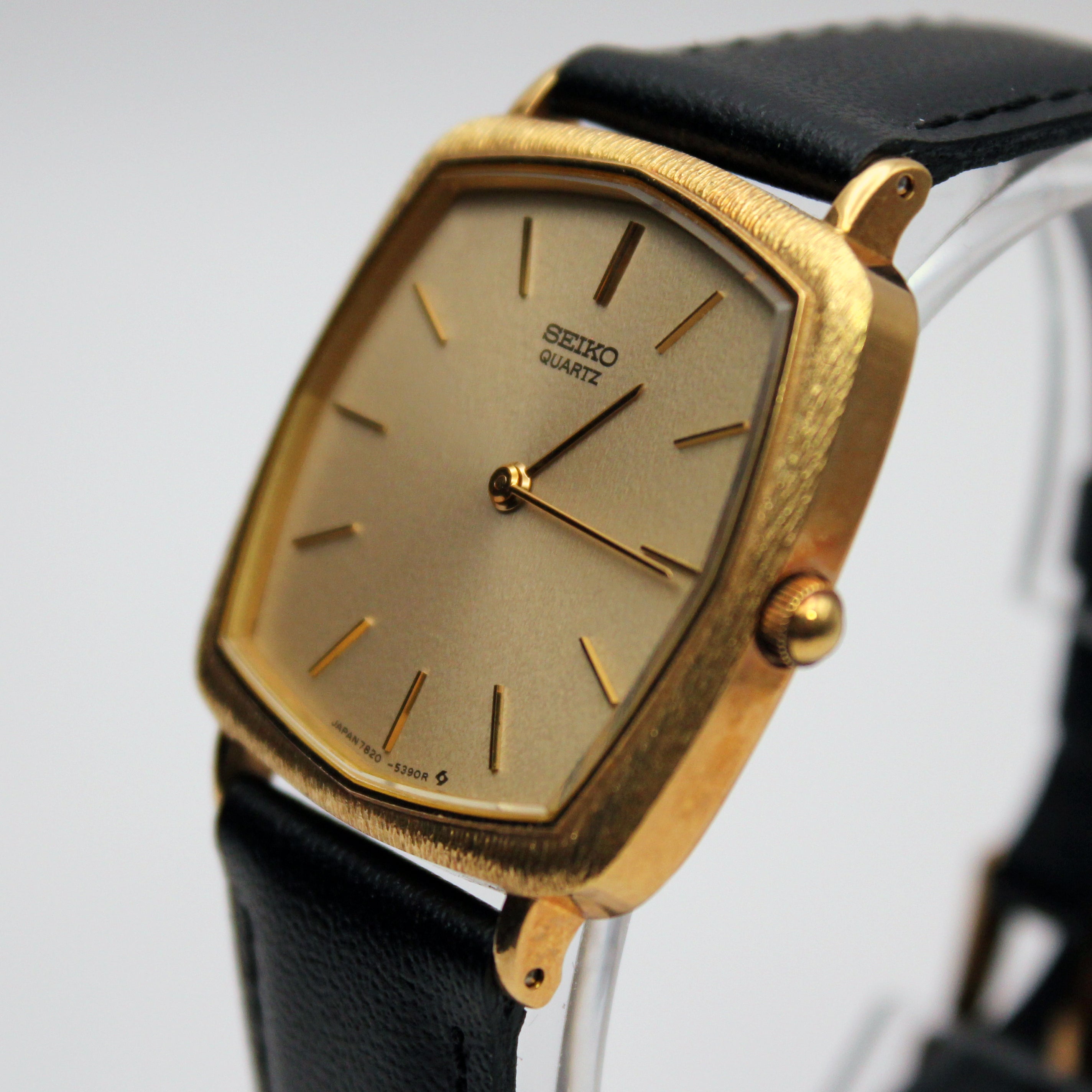 Vintage Solid 18K Gold Seiko Chariot (Ref. 7820-5280) - JDM
