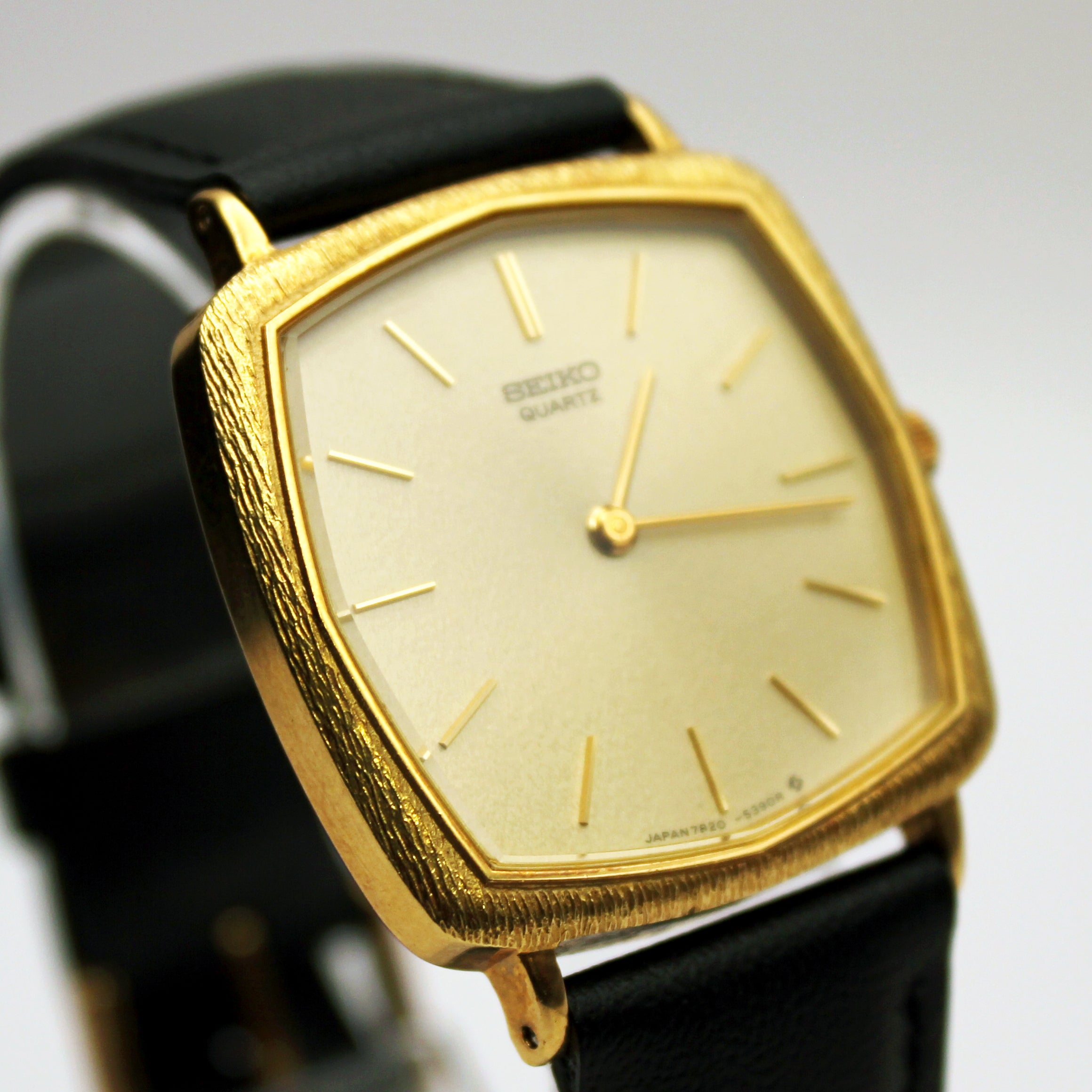Vintage Solid 18K Gold Seiko Chariot (Ref. 7820-5280) - JDM
