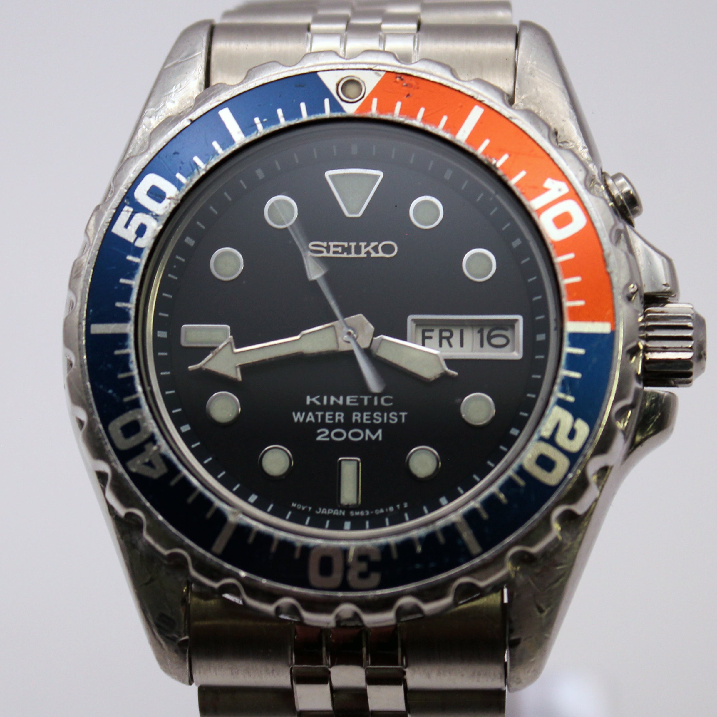 Seiko Kinetic Pepsi Diver 200m – Box & Papers