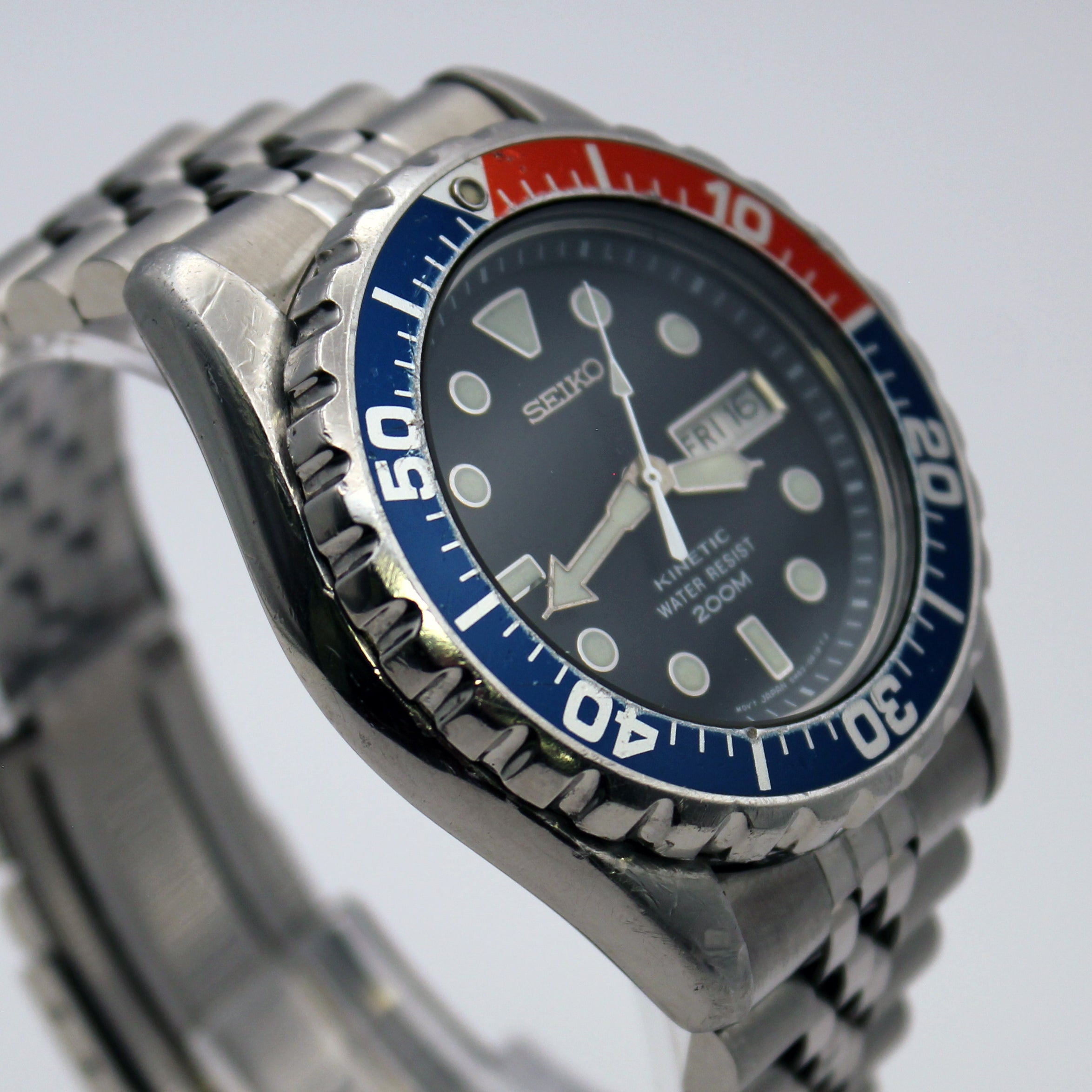 Seiko Kinetic Pepsi Diver 200m – Box & Papers