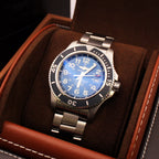 Breitling Superocean II 44 Automatic Blue Dial – Full Set – 2017