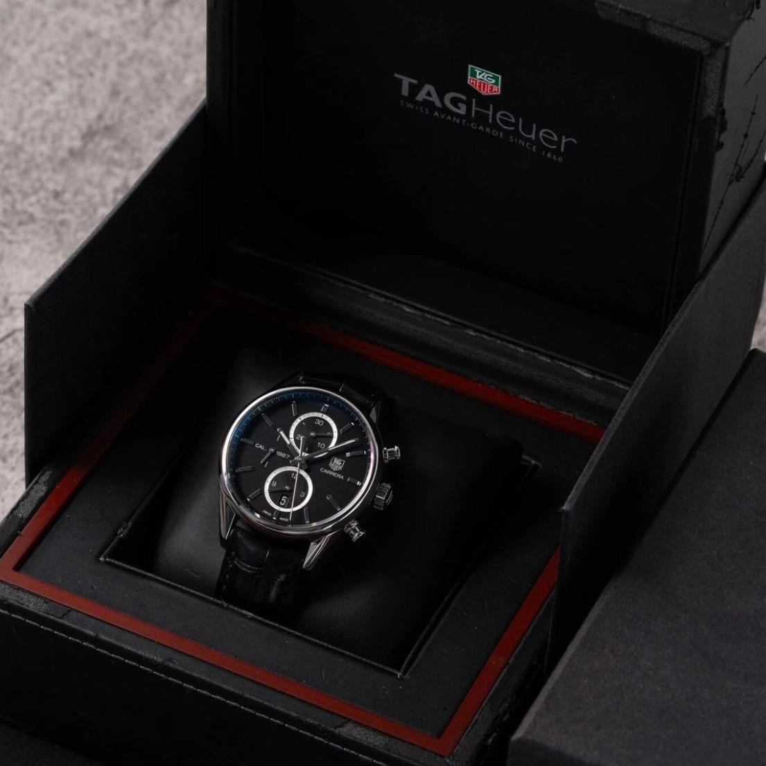 TAG Heuer Carrera Calibre 1887 Chronograph | 2015 | 41mm | Black | CAR2110.FC6266