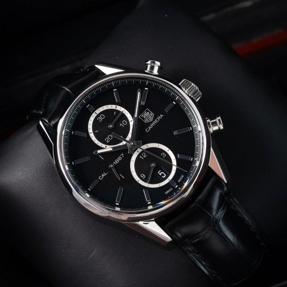 TAG Heuer Carrera Calibre 1887 Chronograph | 2015 | 41mm | Black | CAR2110.FC6266