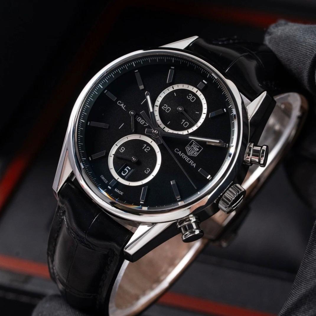 TAG Heuer Carrera Calibre 1887 Chronograph | 2015 | 41mm | Black | CAR2110.FC6266