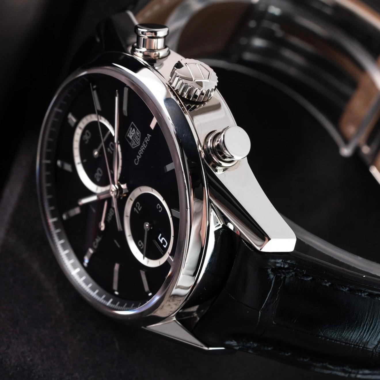 TAG Heuer Carrera Calibre 1887 Chronograph | 2015 | 41mm | Black | CAR2110.FC6266