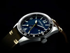 STROND SSC-101 GMT – Stainless Steel, Blue Dial & Black Bezel Concorde Edition