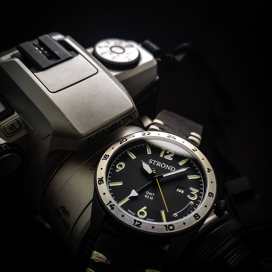 STROND SSC-101 GMT – Stainless Steel & Black Dial Concorde Edition