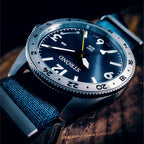 STROND SSC-101 GMT – Stainless Steel & Blue Concorde Edition
