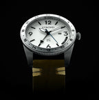 STROND SSC-101 GMT – Stainless Steel & White Dial Concorde Edition