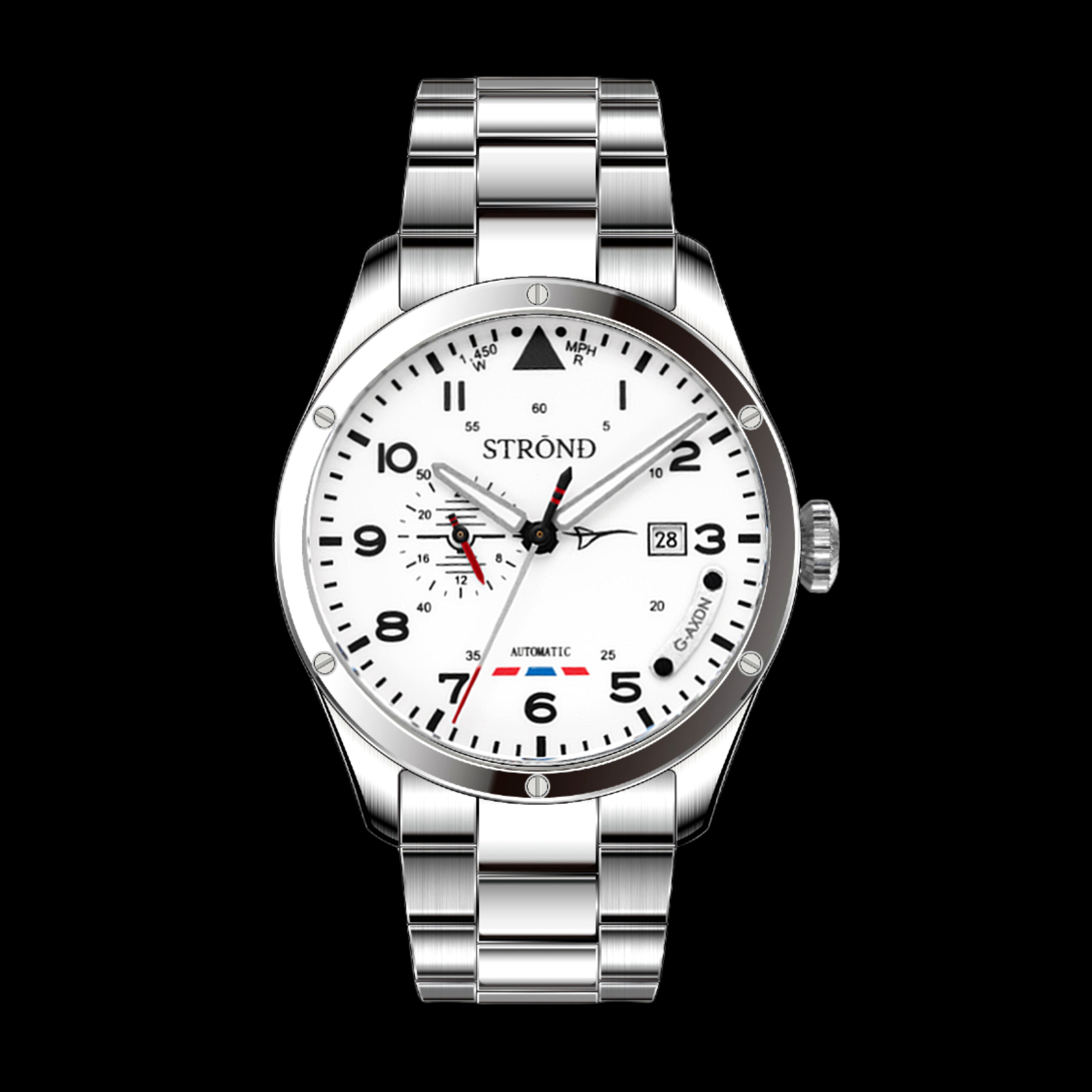 STROND G-AXDN 24-Hour Automatic – White Concorde Edition