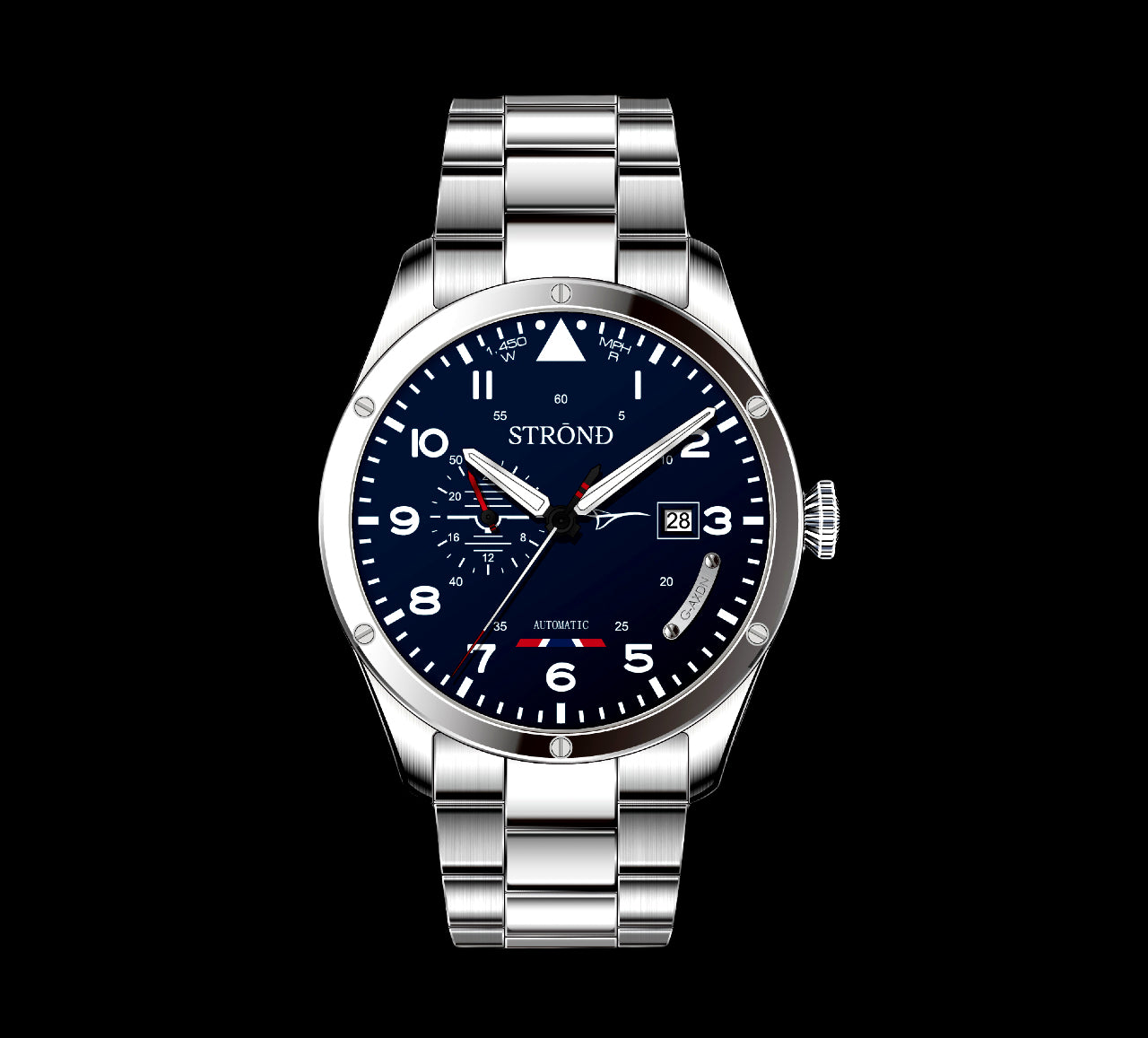 STROND G-AXDN 24-Hour Automatic – Blue Concorde Edition
