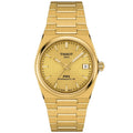 Tissot PRX Powermatic 80 Mens Gold Watch T137 207 33 021 00