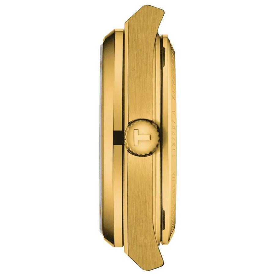 Tissot PRX Powermatic 80 Mens Gold Watch T137 207 33 021 00