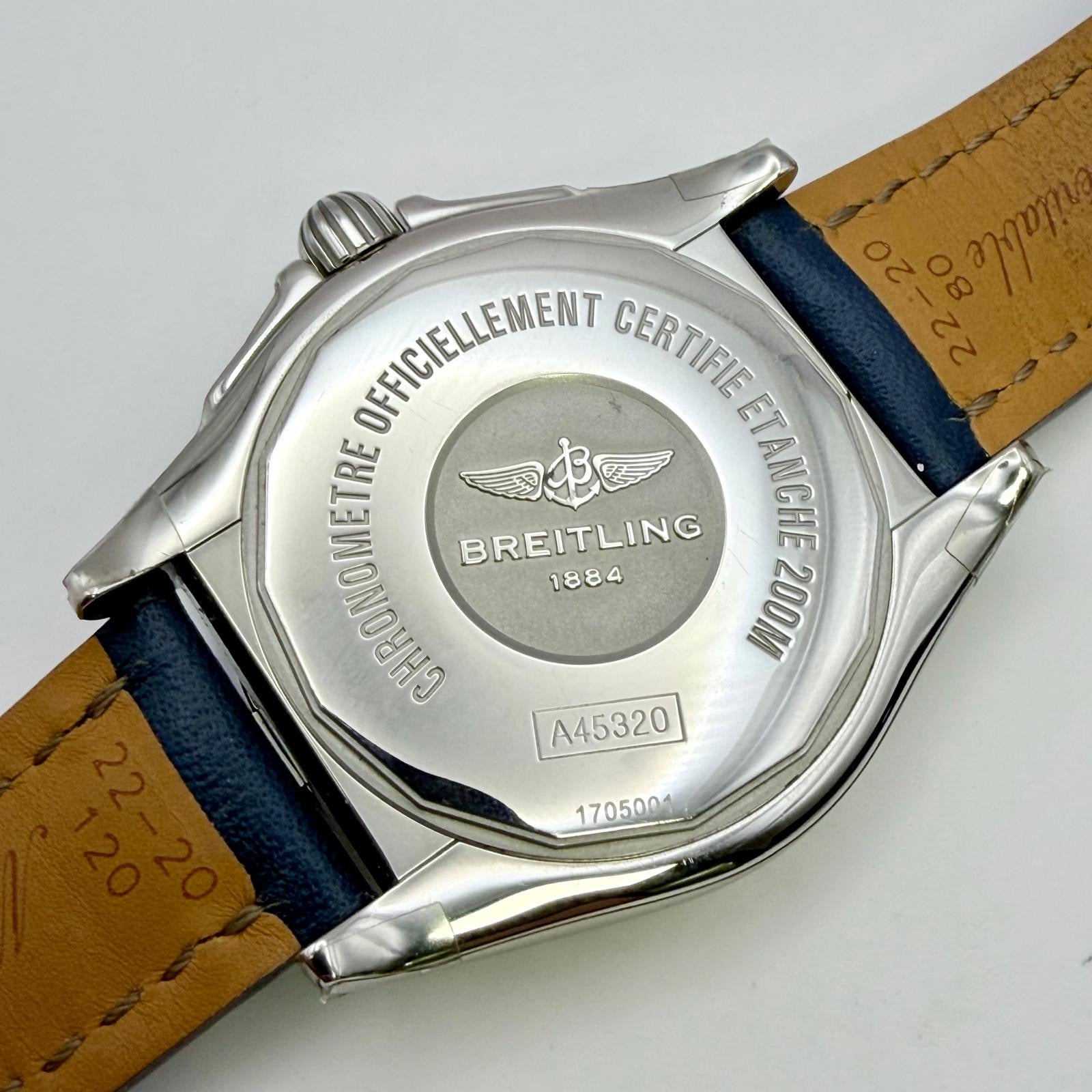Breitling Galactic 44 Automatic Day-Date | Blue Dial | A45320 | 44mm