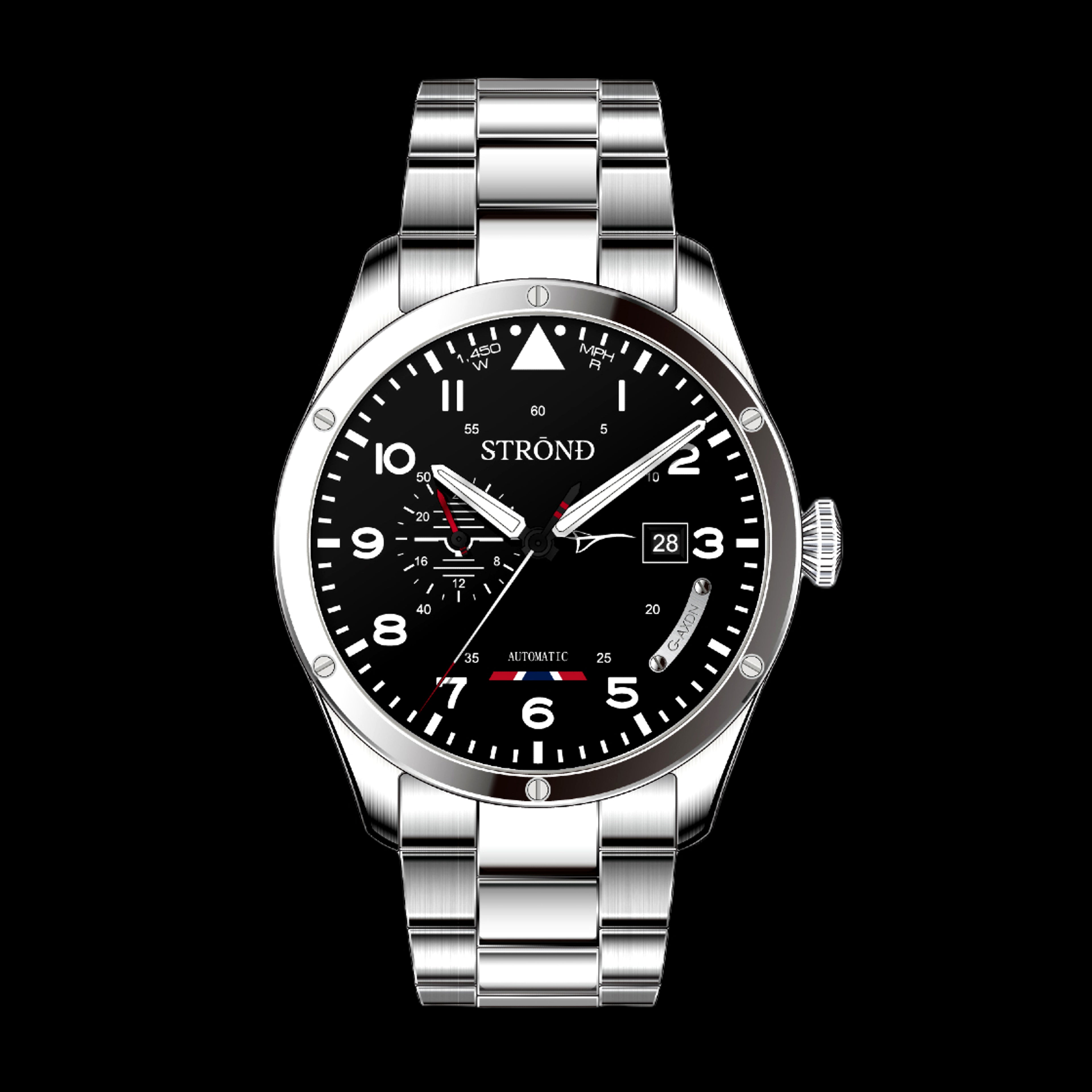 STROND G-AXDN 24-Hour Automatic – Black Concorde Edition