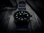 STROND SSC-101 GMT – Stainless Steel, Blue Dial & Black Bezel Concorde Edition